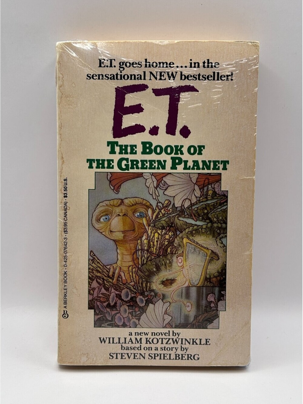 William Kotzwinkle E.T. The Book Of Green Planet Paperback Label Berkley Books